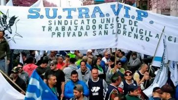 Los vigiladores reclaman aumento en Celulosa