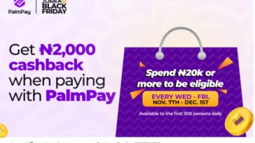Donât Just Shop This Black Friday, Get Rewarded with PalmPay & Jumia!