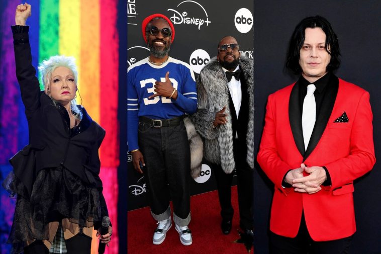 OutKast, White Stripes, Cyndi Lauper, and Salt-N-Pepa Join Rock Hall of Fame at Epic Ceremony