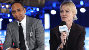 Stephen A. Smith Highlights Michelle Beadle Being “Jobless” In Response To Prayers For His “Downfall”