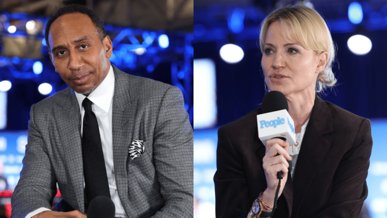 Stephen A. Smith Highlights Michelle Beadle Being “Jobless” In Response To Prayers For His “Downfall”