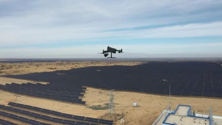 DJI Drones Transform Desert Renewable Energy Base, Boosting Mega-Station O&M Efficiency by 26×