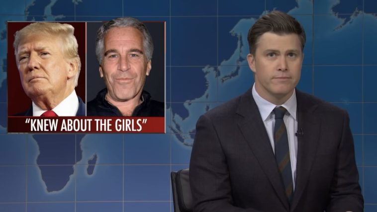 SNL Weekend Update torches Trump over Epstein emails