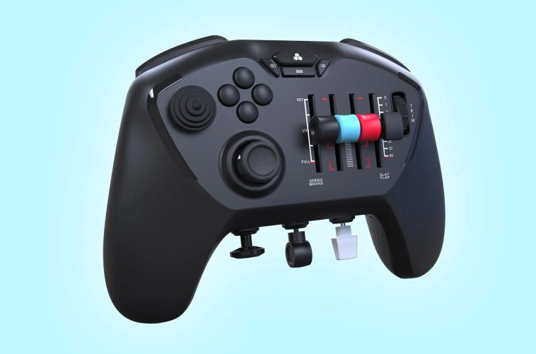 This crazy Echo game controller has special inputs for flight sims
