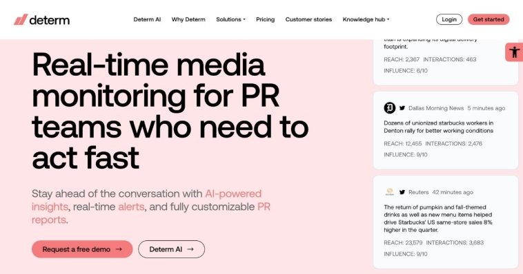 Determ: AI PR Analytics and Monitoring