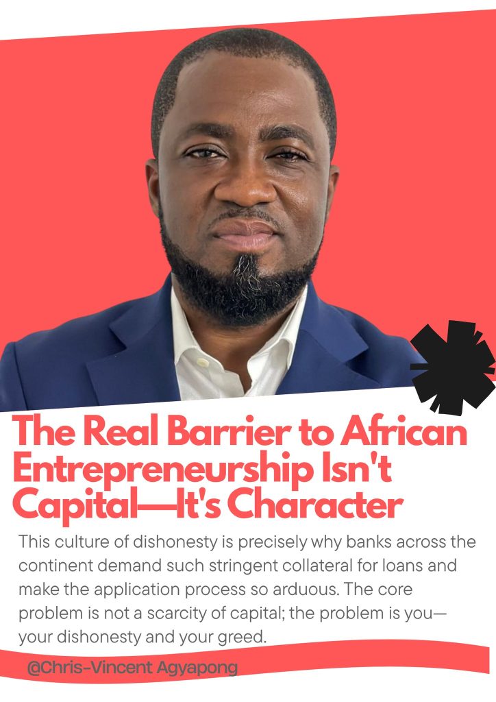 The Real Barrier to African Entrepreneurship Isn’t Capital—It’s Character
