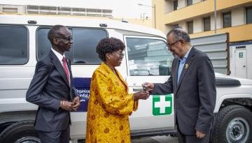 WHO Director-General and Regional Director for Africa visit Angola and reinforce commitment to strengthening the health system