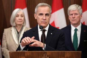 Mark Carney says Canada’s trading relationship with the U.S. was ‘once a strength,’ but ‘now a weakness’