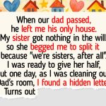 I Refuse to Share My Inheritance With My Sister—She Doesn’t Deserve a Penny of It