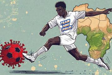 African footballers star in Kick Out Polio campaign ahead of AFCON 2025