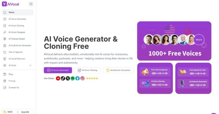AIVocal: AI-Powered Audio Content Creation