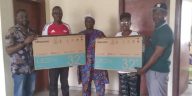 Oyo APC Secretariat Receives LED TVs from Guber Aspirant, Ololade Bakare