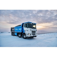 Scania and LKAB level up electric trucks in mining opera�tions