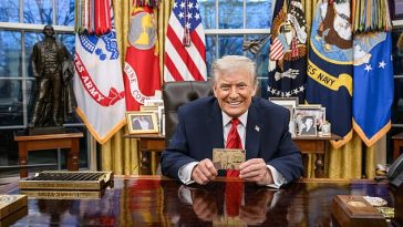 President Trump unveils new $1million gold card for the wealthy