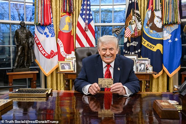 President Trump unveils new $1million gold card for the wealthy