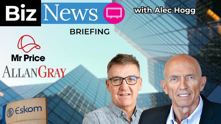 BizNews Briefing: Mr Price plunge, Eskom–smelter clash, gold bubble fears, Allan Gray ETF shake-up
