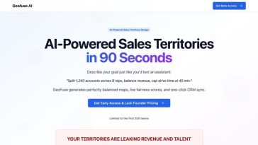 Geofuse AI: Streamline Sales Territory Mapping