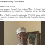 Activist Abubakar Sokoto passes on