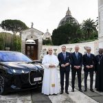 BMW Gifts Pope Leo XIV All-electric iX SUV